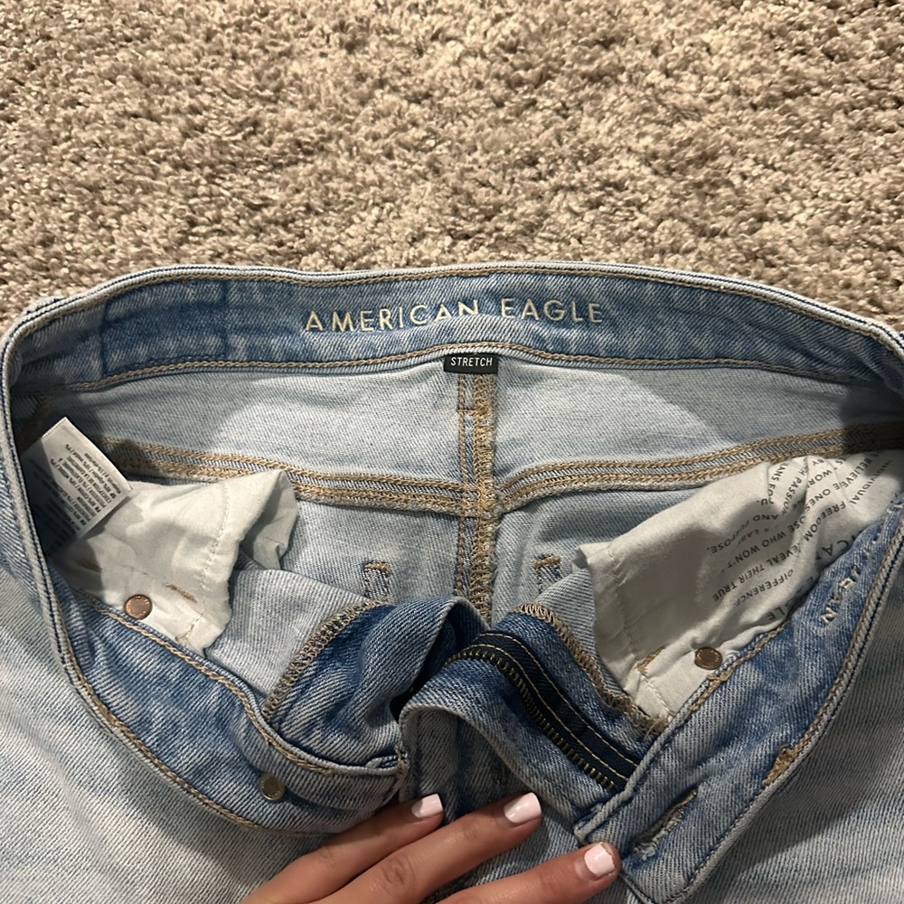 American Eagle Outfitters Sky Blue High Rise Jeans